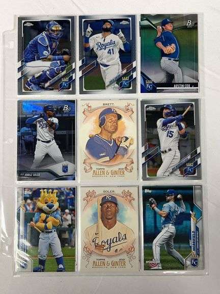 (18) Kansas City Royals Stars Baseball Cards image