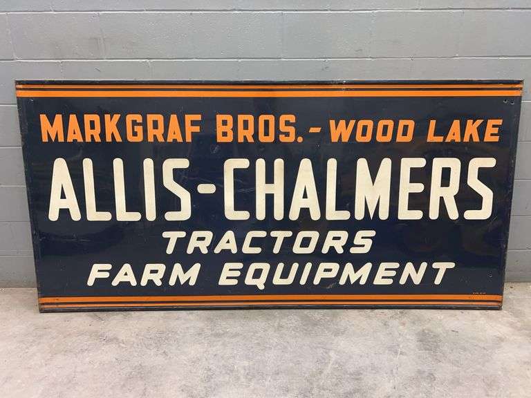 Allis Chalmers Single Sided Sign image