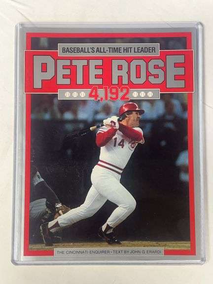 1985 Cincinnati Enquirer Pete Rose All-Time Hit Leader Commemorative Edition image