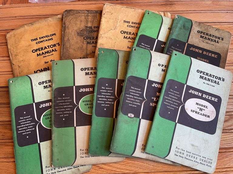 (10) John Deere Spreader + Elevator Manuals image