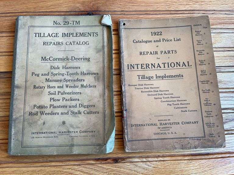 (2) IHC Tillage Implements Repair Manual image