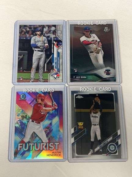(4) MLB Young Stars & ROOKIES (Bichette, Bohm, Lewis) image