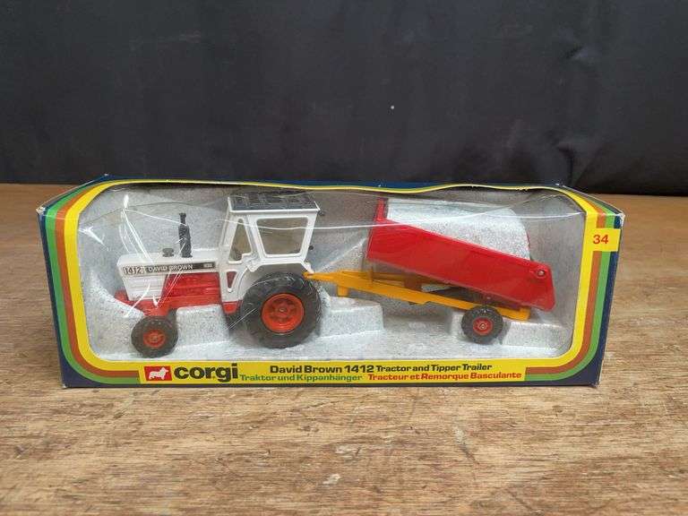1/50 David Brown 1412 + Trailer Set NIB Corgi image