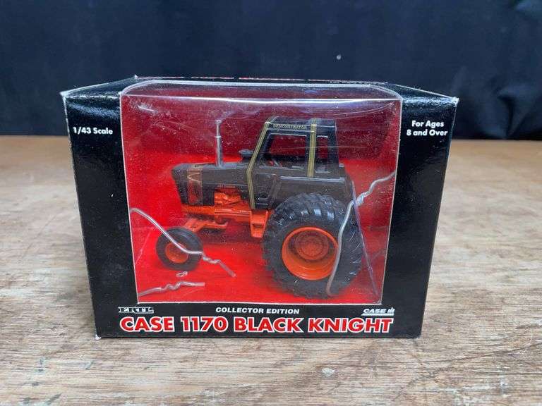 1/43 Case 1170 Black Knight Collector NIB Ertl image