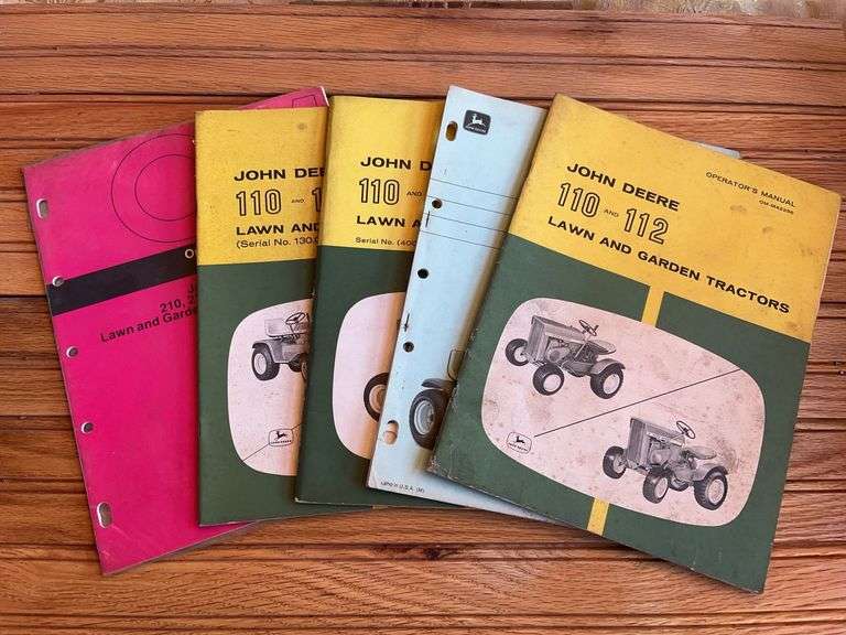 (5) John Deere L&G Tractor Manuals image