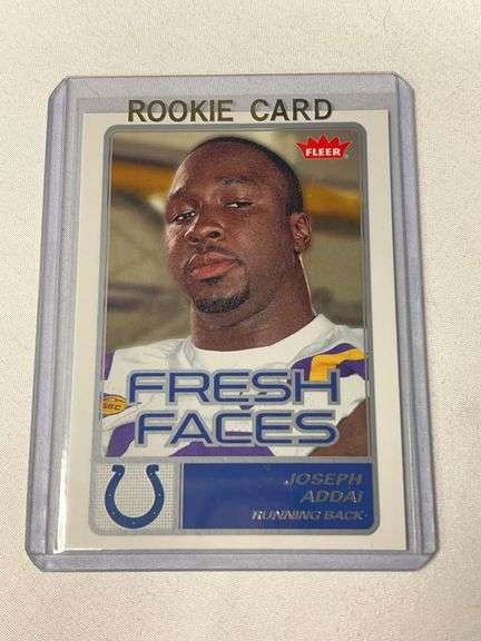 2006 Fleer #FR-JA Joseph Addai Fresh Faces ROOKIE image