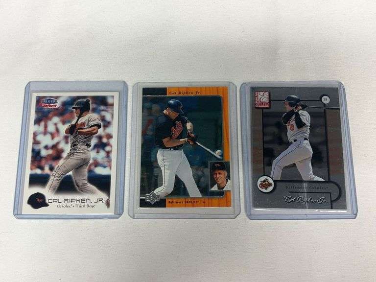 (3) Cal Ripken Jr. MLB Cards image
