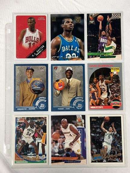 (9) NBA ROOKIES Cards image