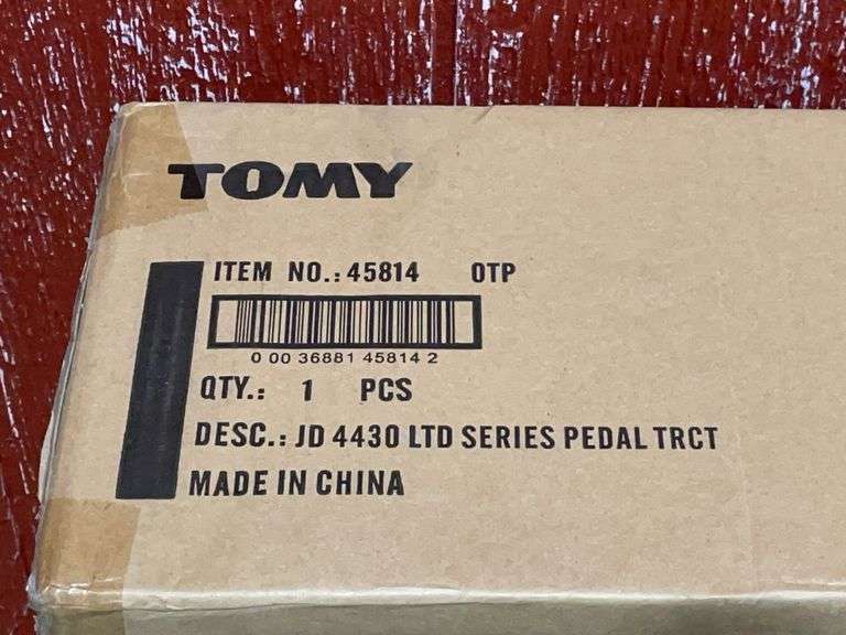 John Deere 4430 Pedal Tractor Gold 50th Anniversary NIB Ertl image