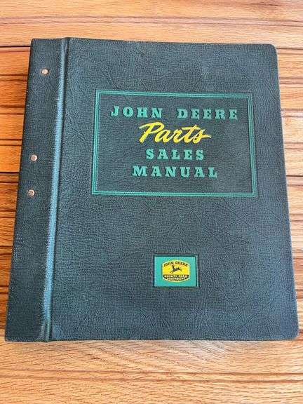 1962 John Deere Parts Sales Manual image