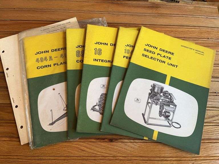 (6) John Deere Corn Planter Manuals image