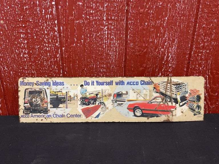 ACCO American Chain DST Sign image