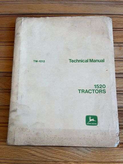 John Deere 1520 Tractor Technical Manual image