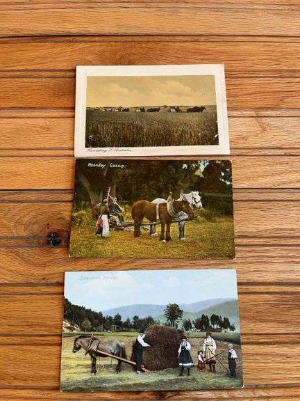 (3) Harvesting Postcards image