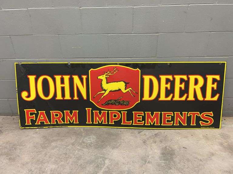 John Deere Double Sided Sign image