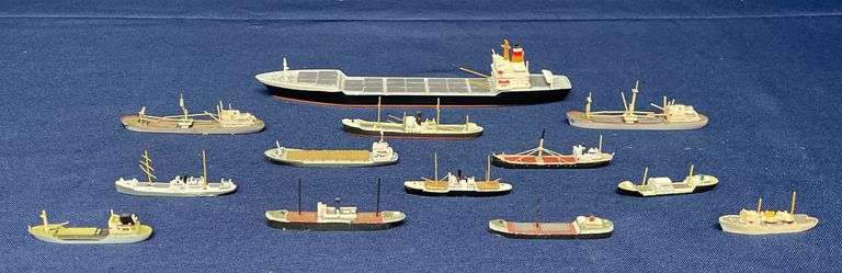 (13) Small-Scale Freighter Ship Models image