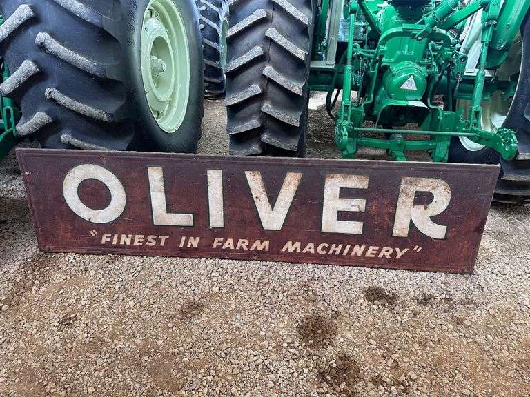 Oliver “Finest In Farm Machinery” Sign image