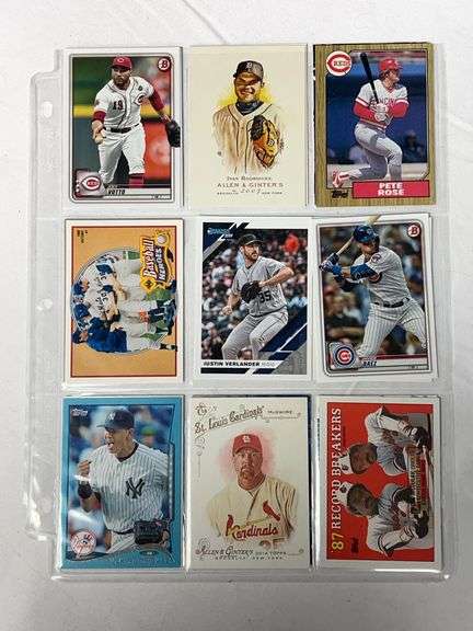 (18) Baseball HOFers & Stars Cards image