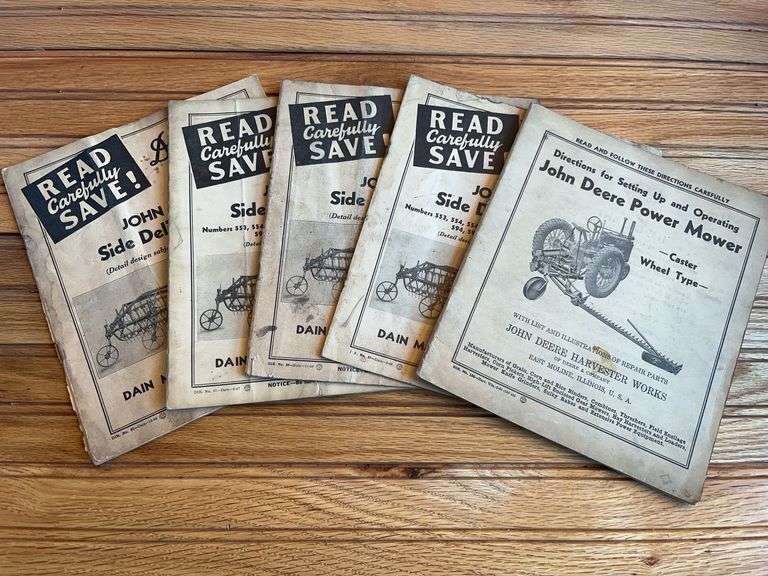 (5) John Deere Manuals image
