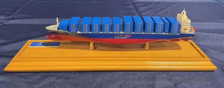 Eagle 1 U.S. Lines Container Ship Rich Creations International Model image