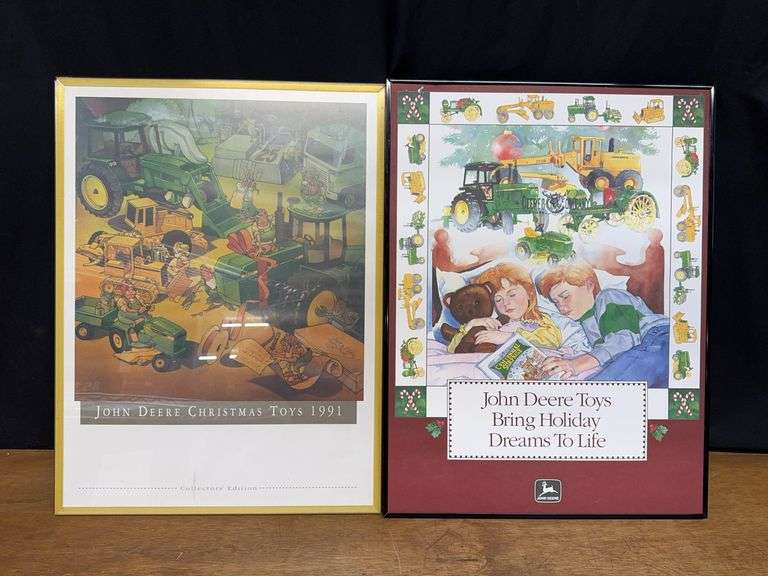 (2) John Deere Ertl Toy Posters image