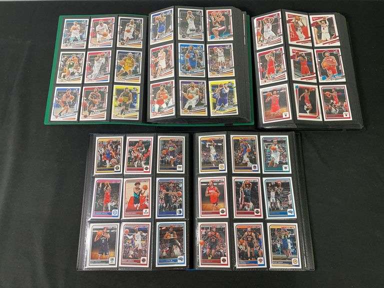 (3) Binders Full of Basketball Cards image