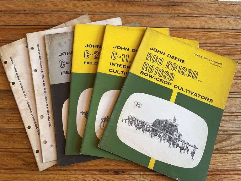 (6) John Deere Cultivator Manuals image