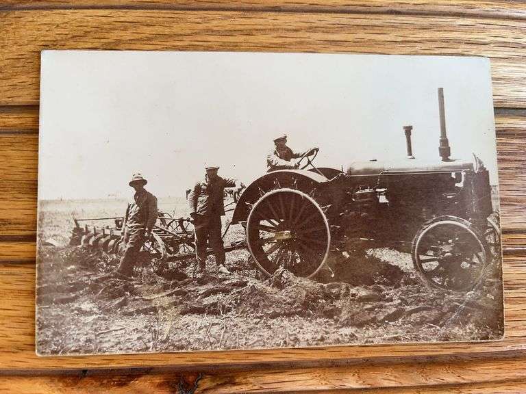 Allis Chalmer 20-35 Tractor Photo Postcard image
