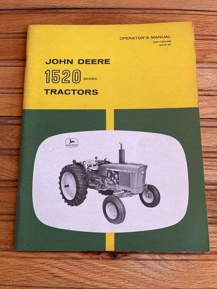 John Deere 1520 Tractor Operator's Manual image