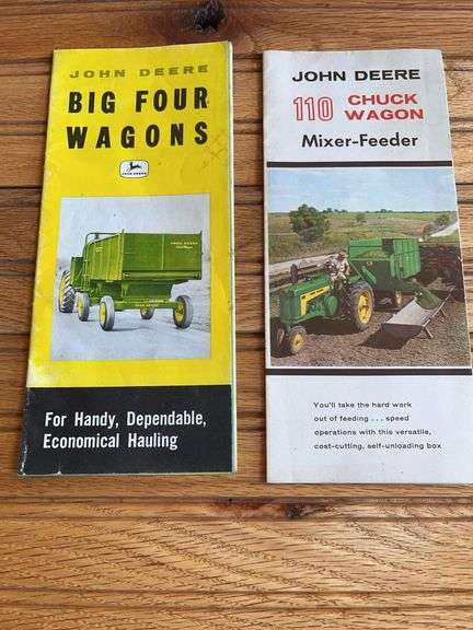 (2) John Deere Wagon Sales Literature image