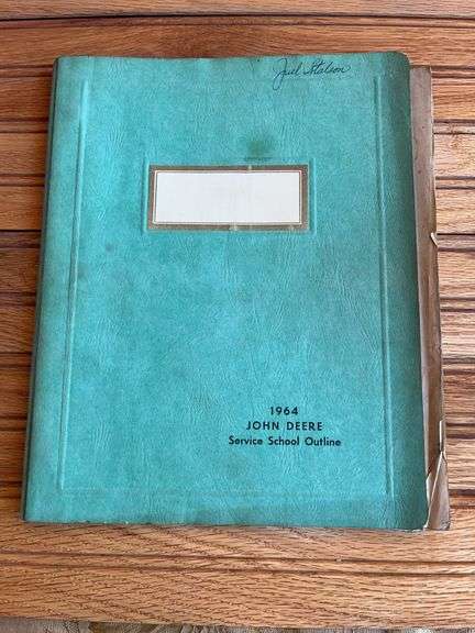 1964 John Deere Service School Outline image