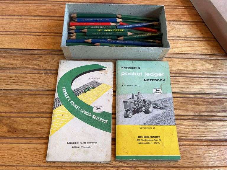(3)  John Deere Pocket Ledgers + Pencils image
