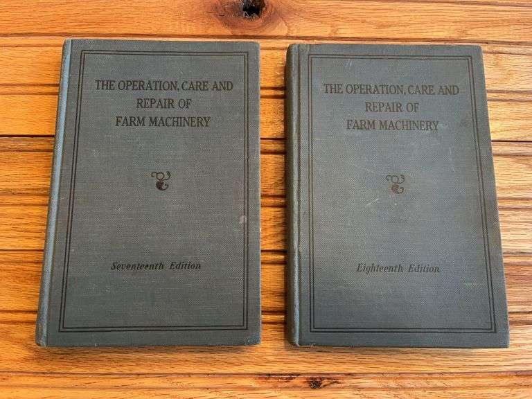 (2) John Deere Operations, Care + Repair of Farm Machinery Books image
