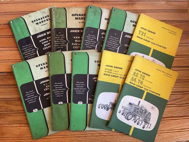 (10) John Deere Cultivator Manuals image