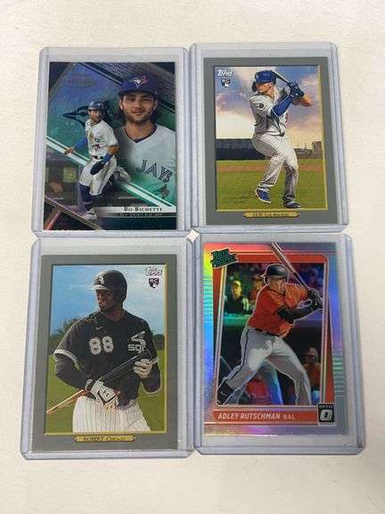 (4) MLB Star ROOKIES (Bichette, Lux, Robert, Rutschman) image