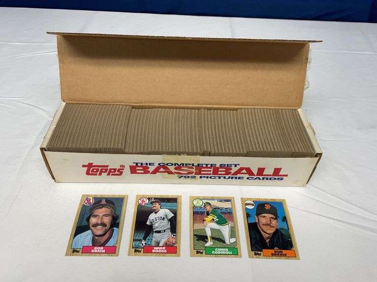 1987 Topps Baseball Complete Set image
