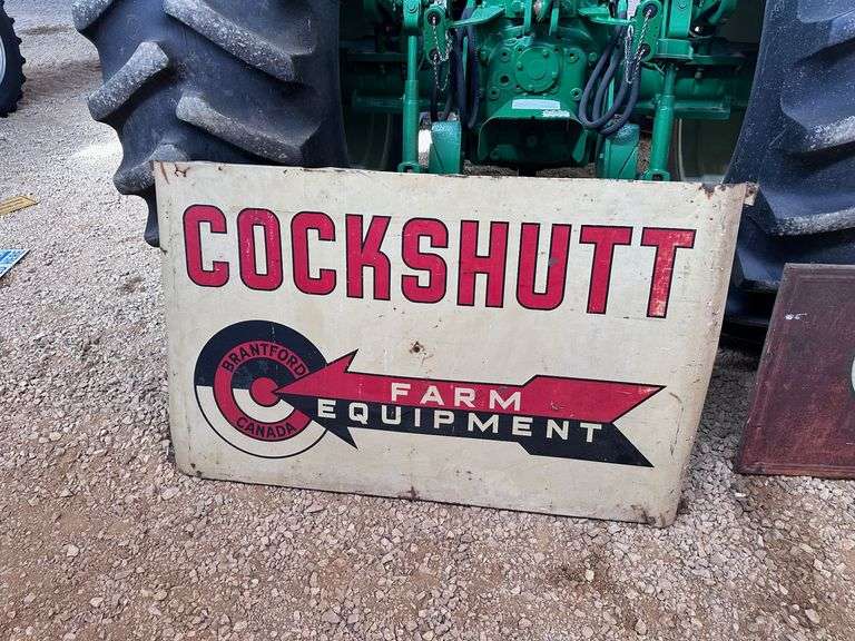 Cockshutt Farm Equipment Curved Sign image