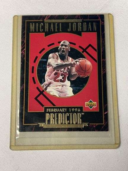 1995 Upper Deck #R3 Michael Jordan Predictor INSERT image