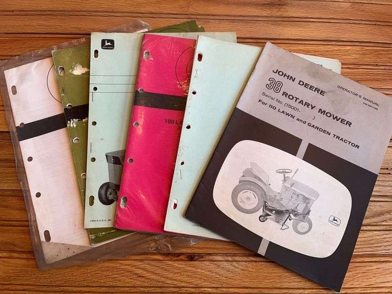 (6) John Deere L&G Mower Manuals image