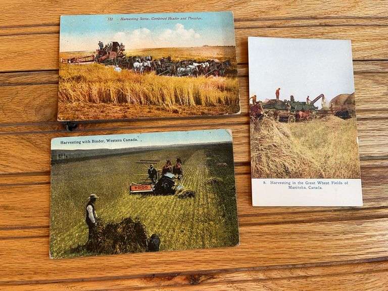 (3) Harvesting Postcards image