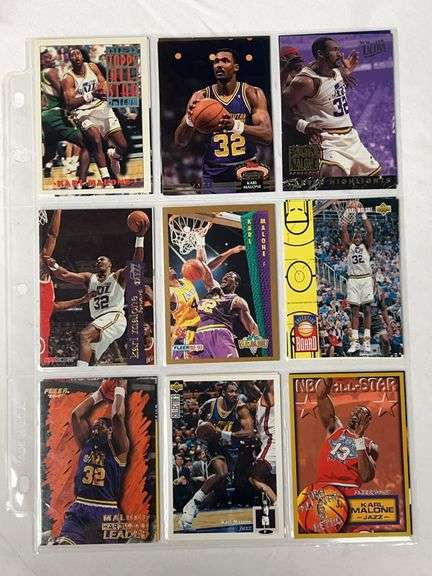 (18) Karl Malone Basketball Cards image