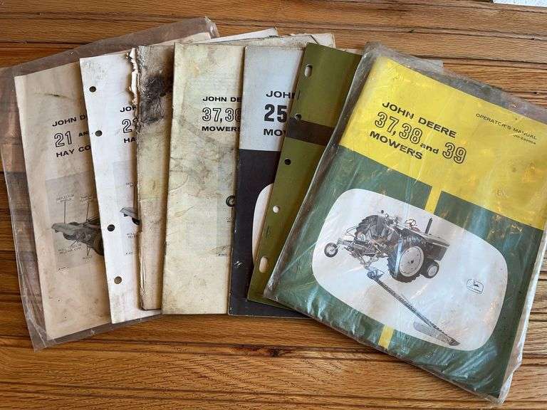 (7) John Deere Mower Manuals image