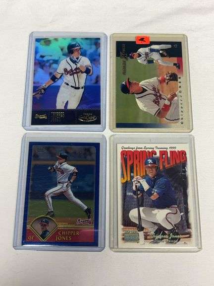 (4) Chipper Jones MLB Cards image