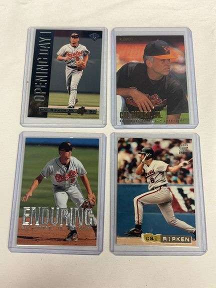 (4) Cal Ripken Jr. MLB Cards image
