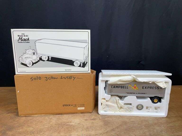 1/34 Mack B-61 Campbell 66 Express Semi NIB 1st Gear image