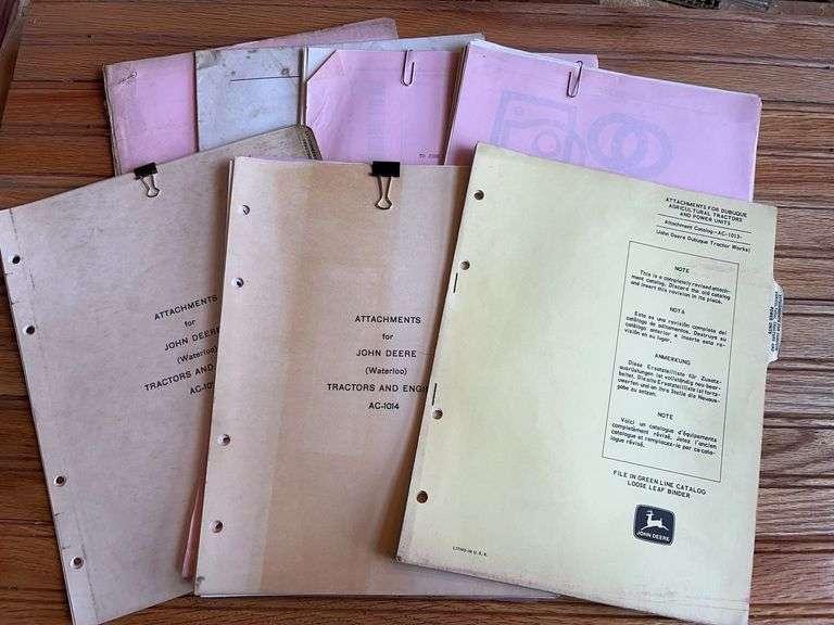 (7) John Deere Manuals image
