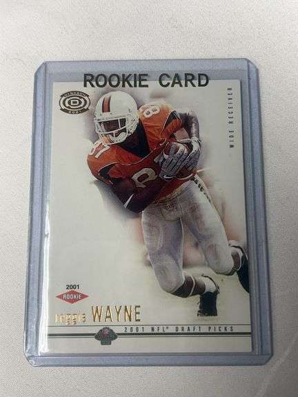 2001 Pacific Dynagon #126 Reggie Wayne ROOKIE image