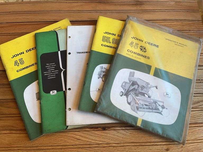 (5) John Deere Combine Manuals image