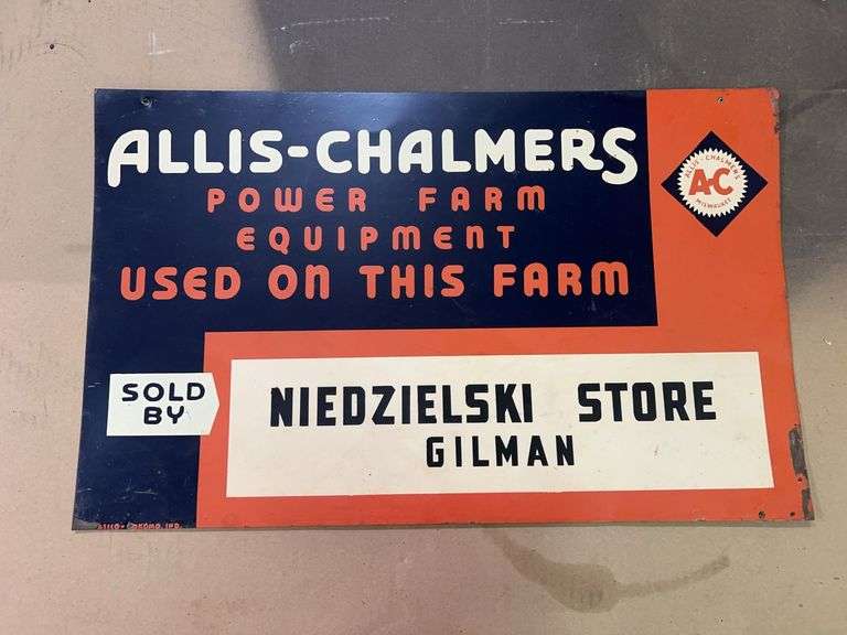 Allis Chalmers Sign image