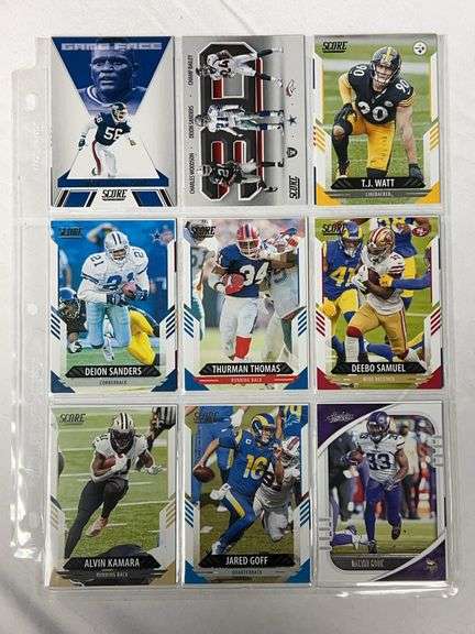 (18) Football HOFers & Stars Cards image